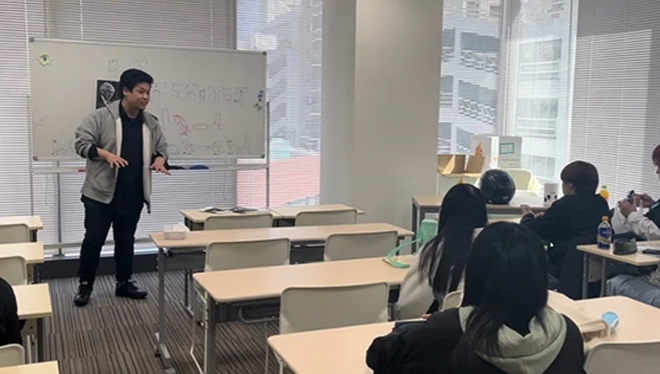 心理学の授業の様子