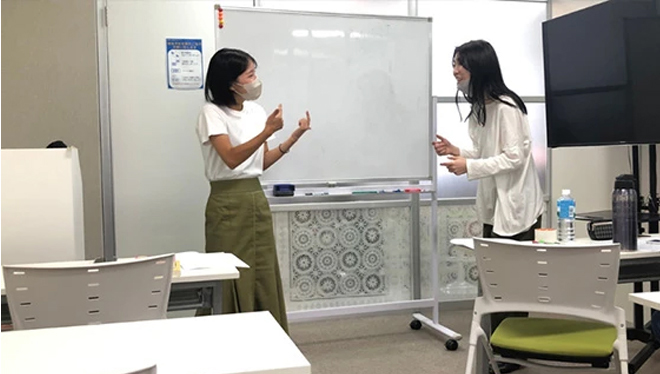 手話講座の様子