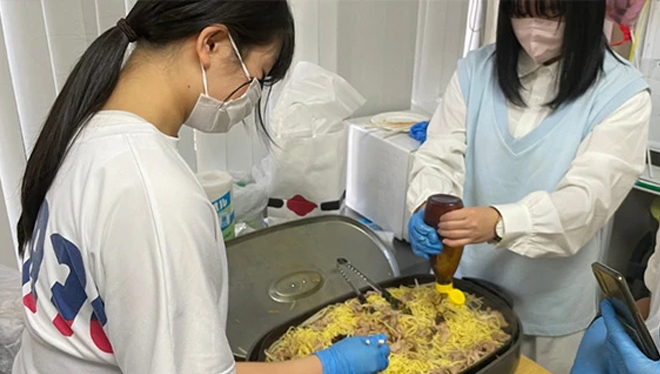 調理実習の様子