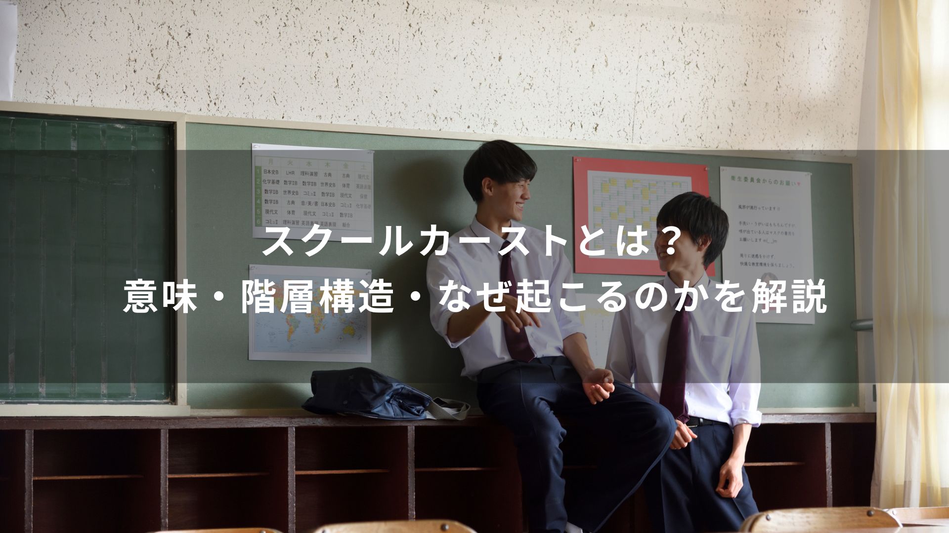 スクールカーストとは