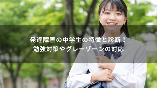 発達障害の中学生の特徴と診断！勉強対策やグレーゾーンの対応